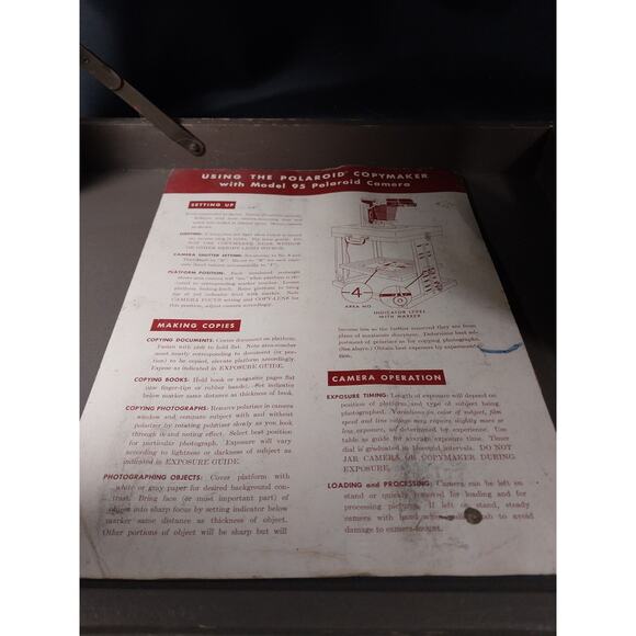 Vintage Polaroid Copymaker Model 205 for model 205 Polaroid Camera - Picture 12 of 12